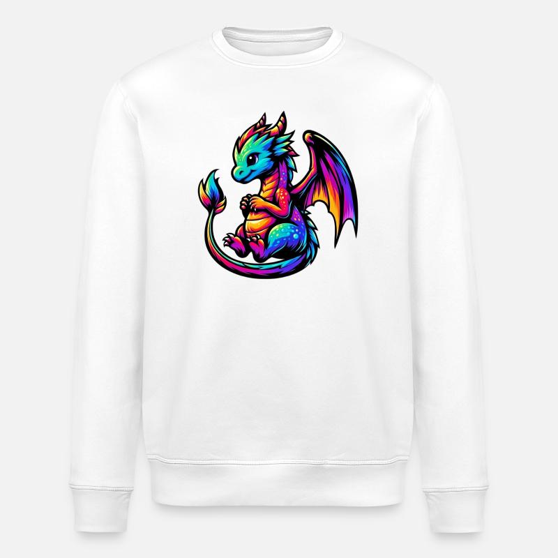 Dragon - Sweat bio ROLLER Stanley/Stella Unisexe - blanc