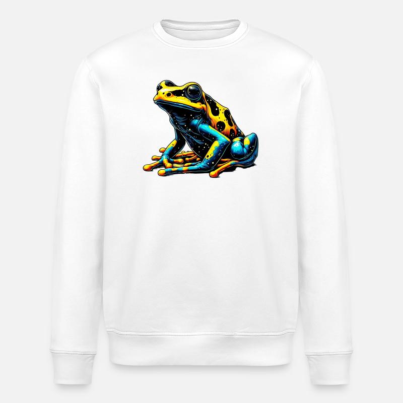 Frosch - Stanley/Stella Unisex Bio-Sweatshirt ROLLER - Weiß