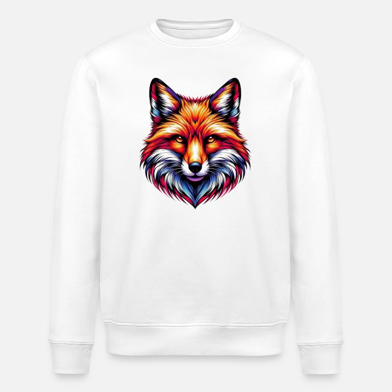 Renard - Sweat bio ROLLER Stanley/Stella Unisexe - blanc