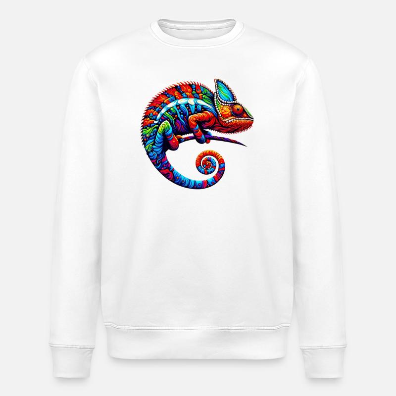 Chameleon - Stanley/Stella ROLLER Unisex Organic Sweatshirt - white
