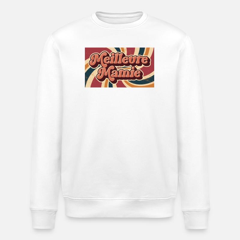 Beste Oma - Stanley/Stella Unisex Bio-Sweatshirt ROLLER - Weiß