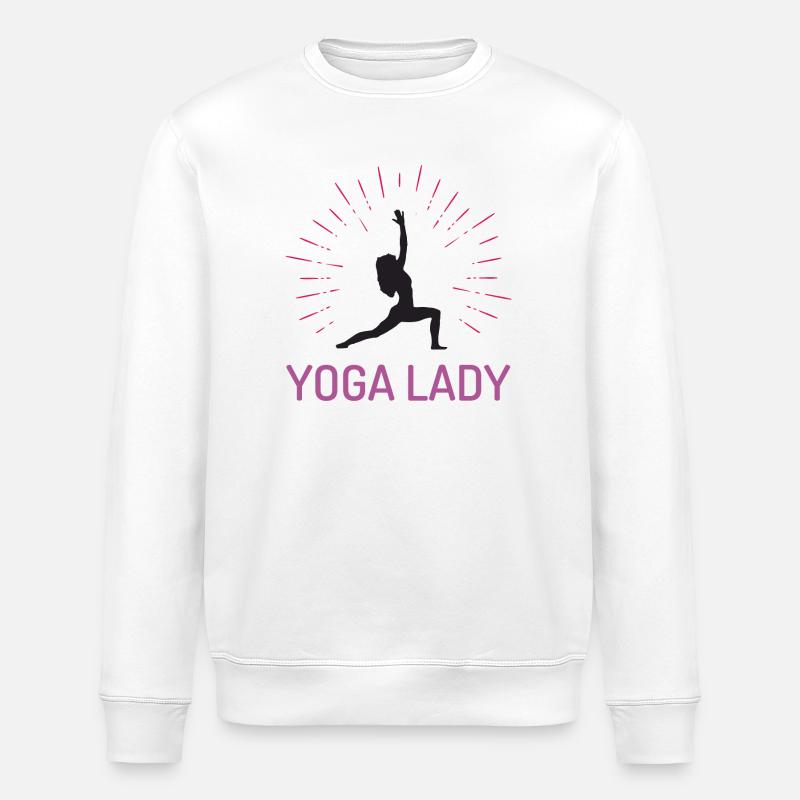 Fille de yoga - Sweat bio ROLLER Stanley/Stella Unisexe - blanc
