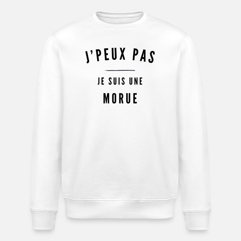 Nächtlicher Buschpfad - Stanley/Stella Unisex Bio-Sweatshirt ROLLER - Weiß