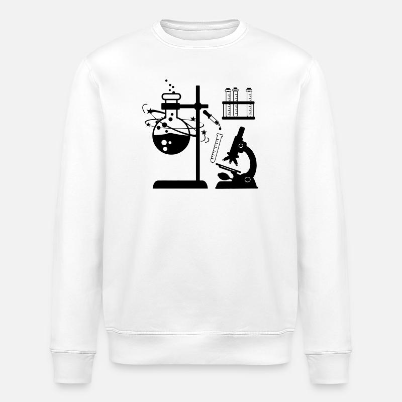 Experimentelles Forschungslabor - Stanley/Stella Unisex Bio-Sweatshirt ROLLER - Weiß
