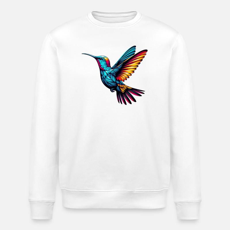 Kolibri - Stanley/Stella Unisex Bio-Sweatshirt ROLLER - Weiß