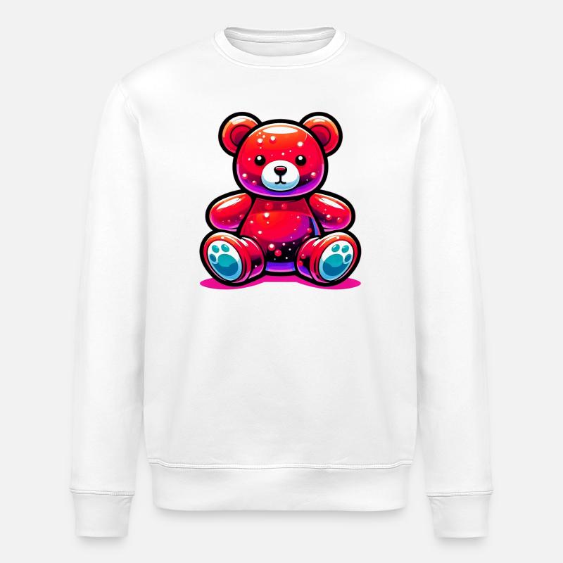 Bär - Stanley/Stella Unisex Bio-Sweatshirt ROLLER - Weiß