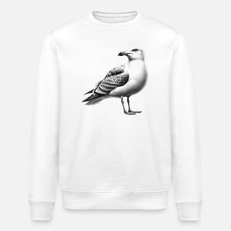Mouette - Sweat bio ROLLER Stanley/Stella Unisexe - blanc
