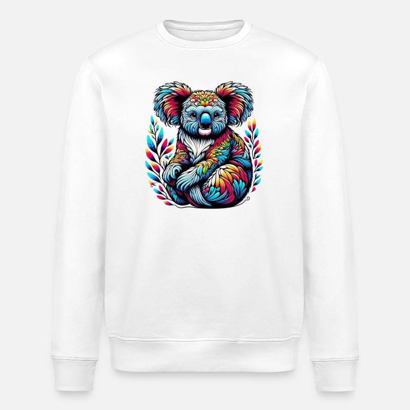 Koala - Stanley/Stella Unisex Bio-Sweatshirt ROLLER - Weiß