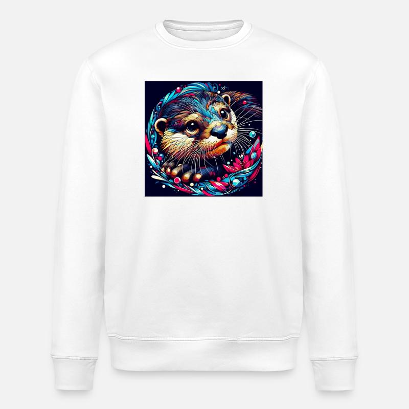 Otter - Stanley/Stella Unisex Bio-Sweatshirt ROLLER - Weiß