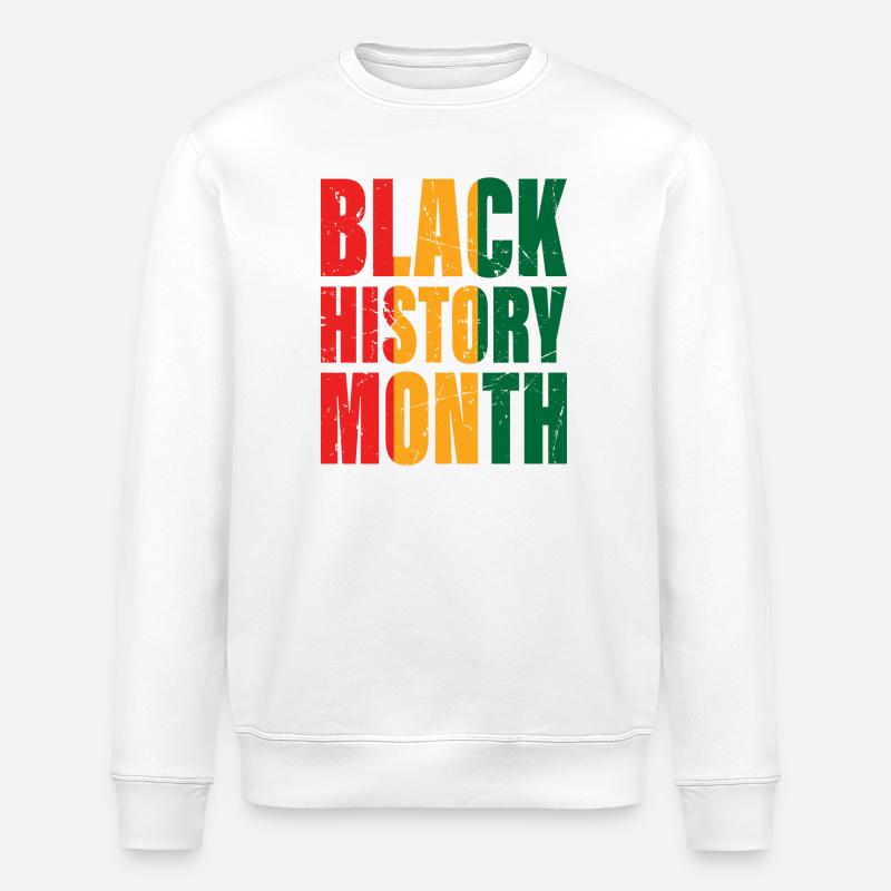 Mois de l'histoire des Noirs - Sweat bio ROLLER Stanley/Stella Unisexe - blanc