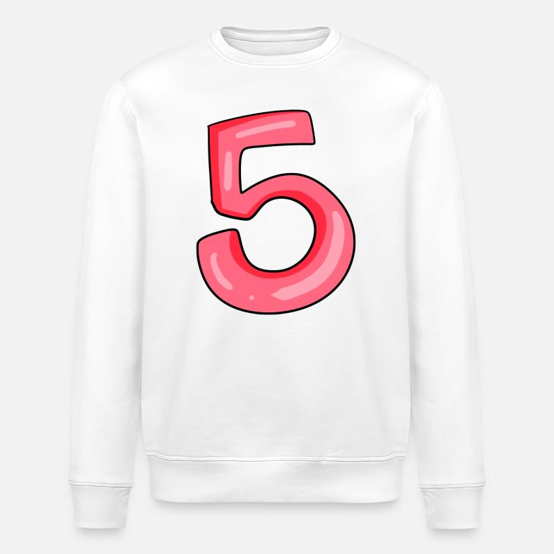 Numéro 5 Numéro - Sweat bio ROLLER Stanley/Stella Unisexe - blanc