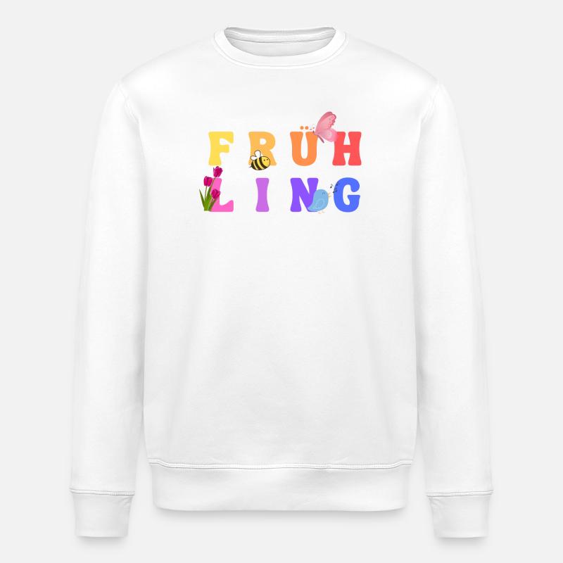 Printemps - Saison - Sweat bio ROLLER Stanley/Stella Unisexe - blanc