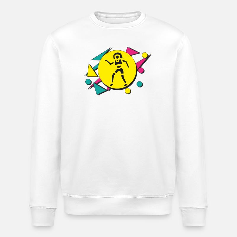 80s Dancer - Stanley/Stella Unisex Bio-Sweatshirt ROLLER - Weiß