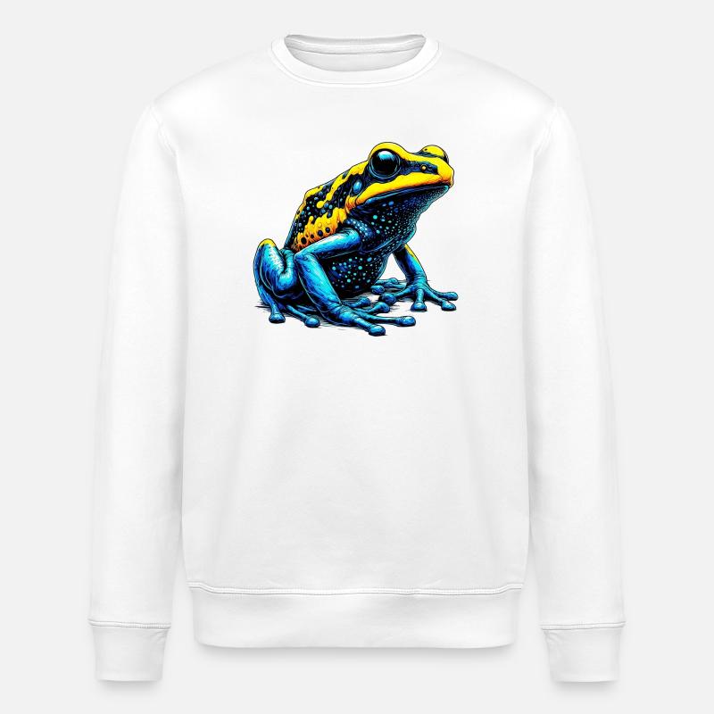 Frosch - Stanley/Stella Unisex Bio-Sweatshirt ROLLER - Weiß