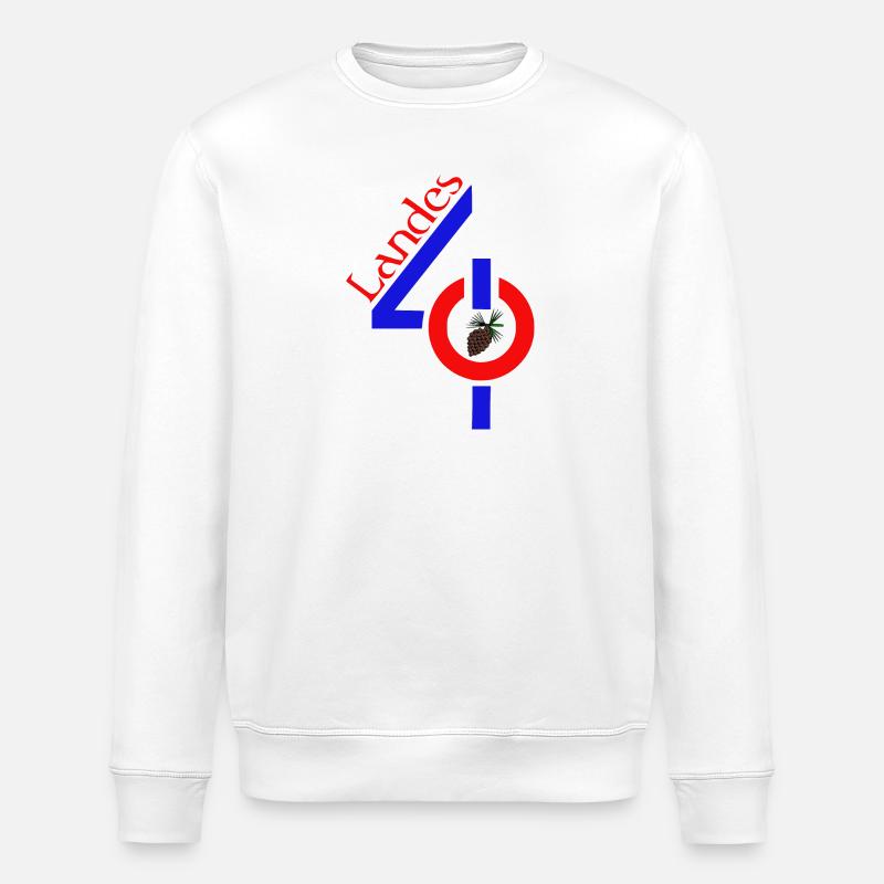 Landes - Stanley/Stella Unisex Bio-Sweatshirt ROLLER - Weiß