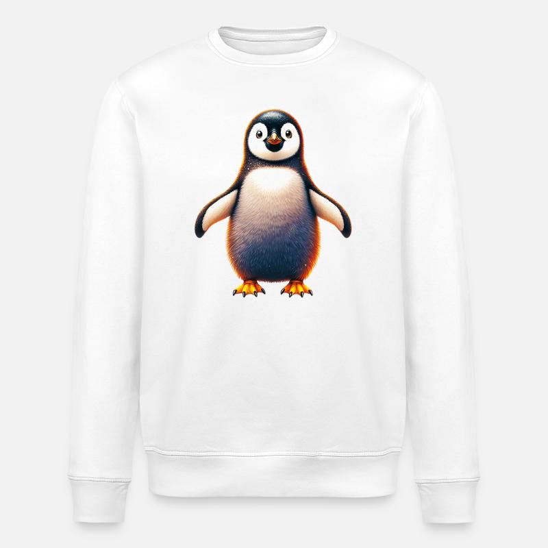 Penguin - Stanley/Stella ROLLER Unisex Organic Sweatshirt - white