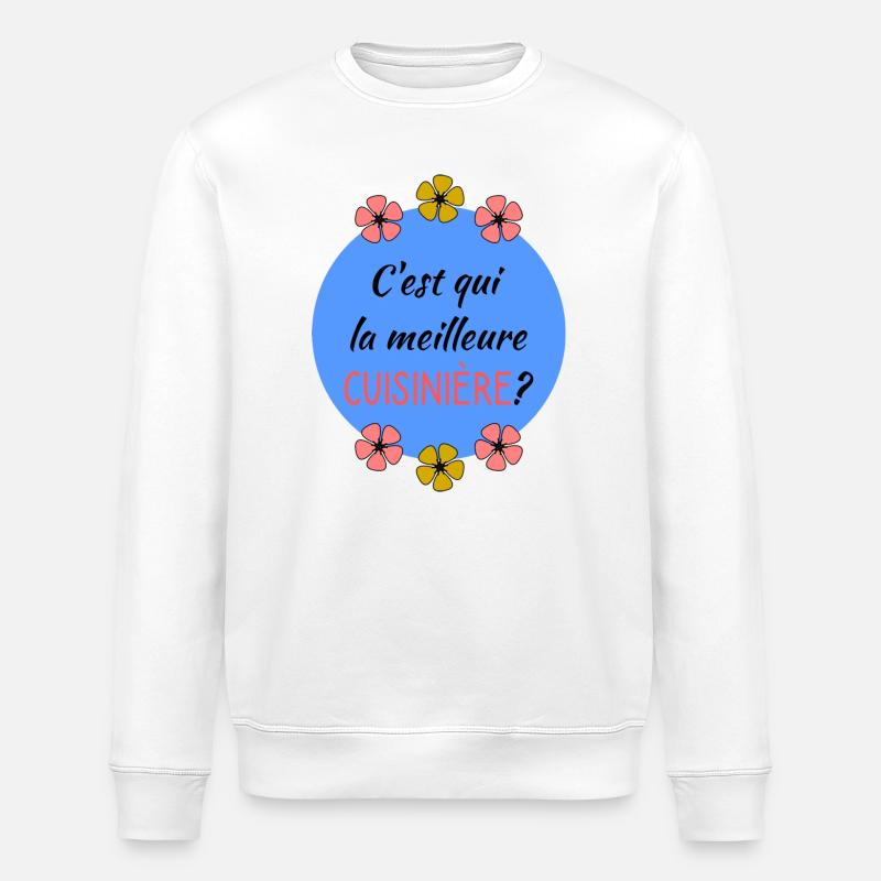 OMA. OMA - Stanley/Stella Unisex Bio-Sweatshirt ROLLER - Weiß