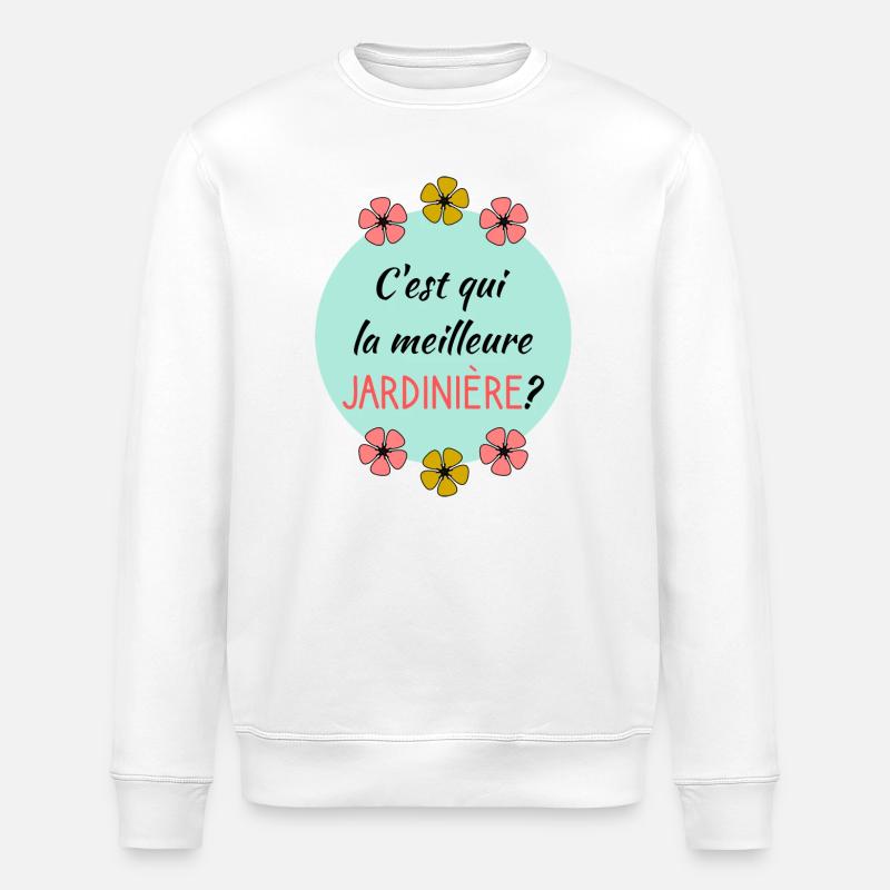 OMA - Stanley/Stella Unisex Bio-Sweatshirt ROLLER - Weiß