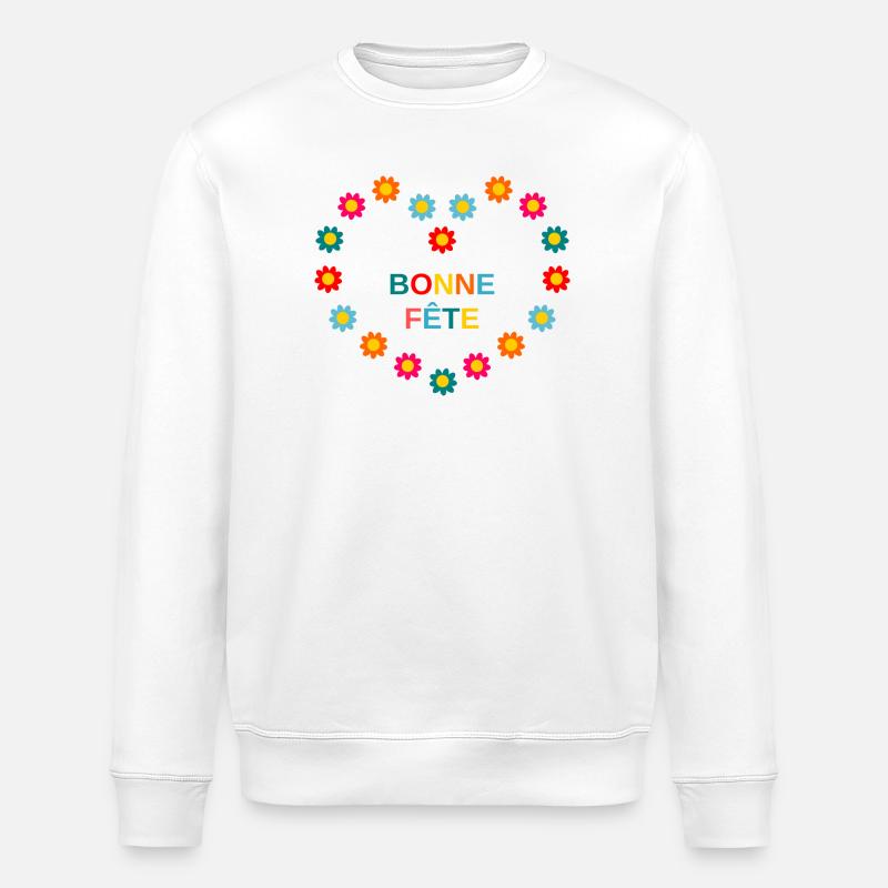 FÊTE - Sweat bio ROLLER Stanley/Stella Unisexe - blanc