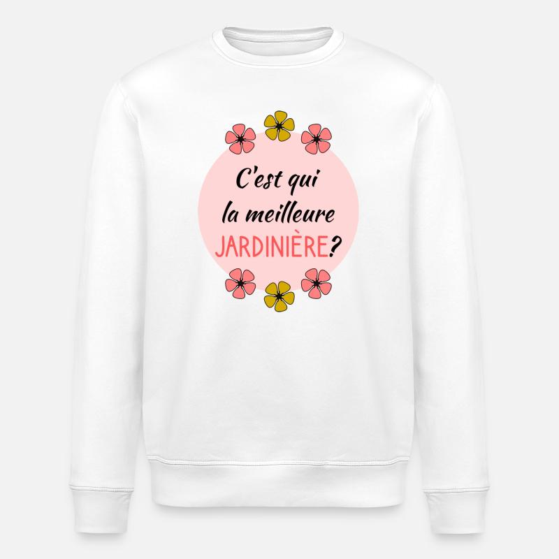 OMA. OMA. FEST - Stanley/Stella Unisex Bio-Sweatshirt ROLLER - Weiß