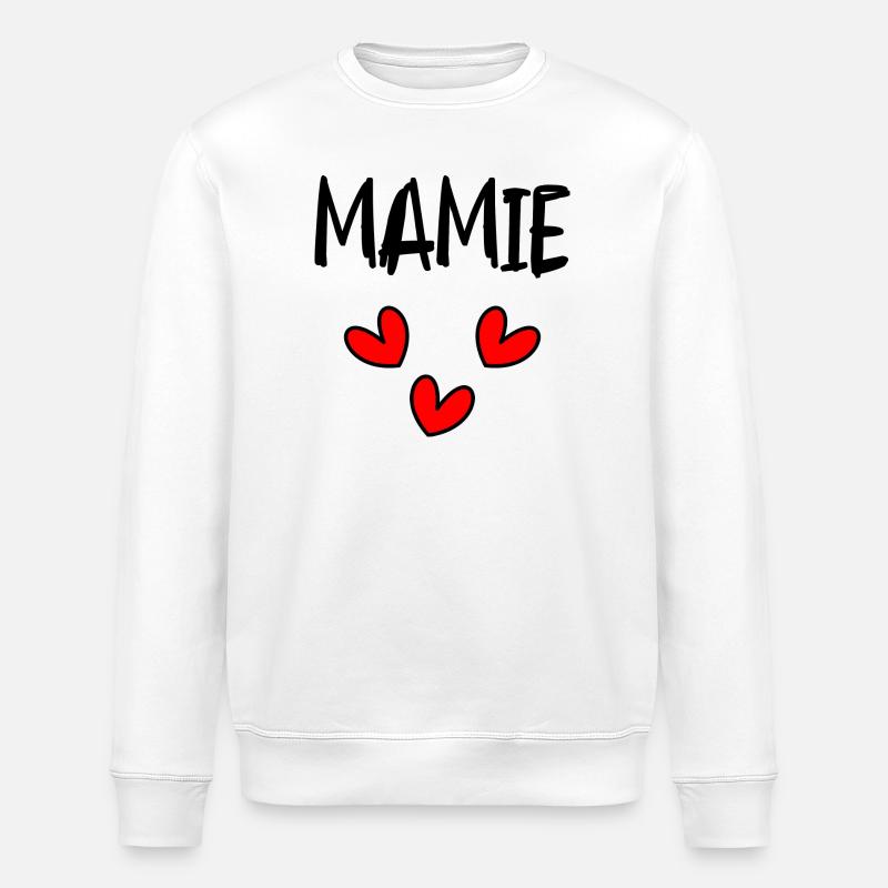 OMA - Stanley/Stella Unisex Bio-Sweatshirt ROLLER - Weiß