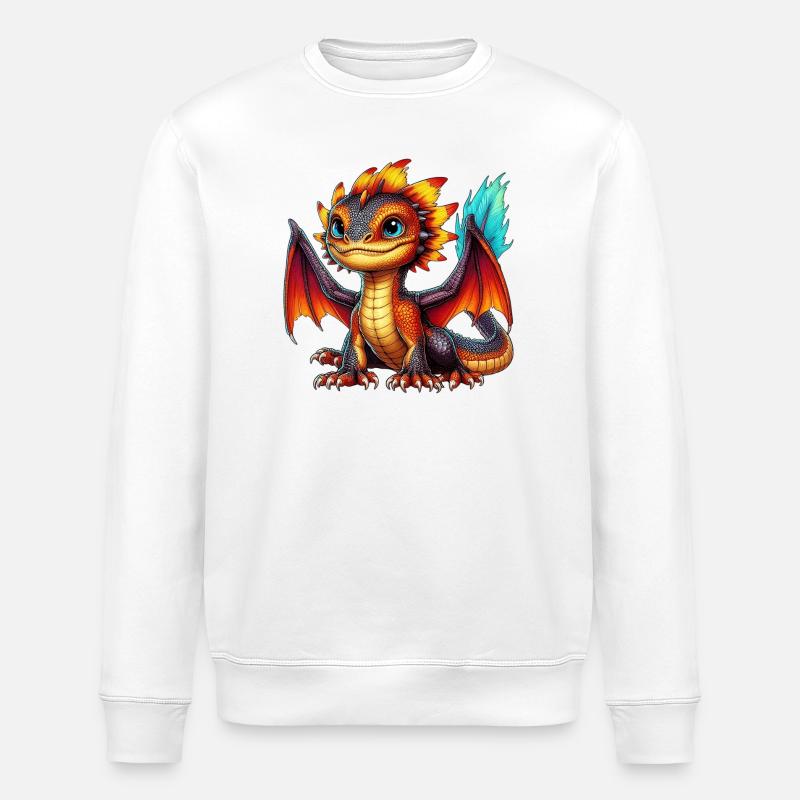 Dragon - Sweat bio ROLLER Stanley/Stella Unisexe - blanc