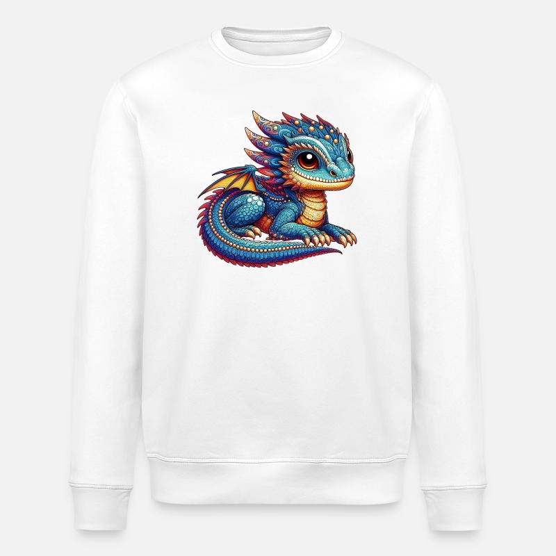 Dragon - Sweat bio ROLLER Stanley/Stella Unisexe - blanc