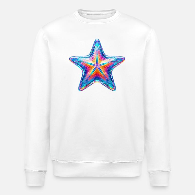 Seestern - Stanley/Stella Unisex Bio-Sweatshirt ROLLER - Weiß