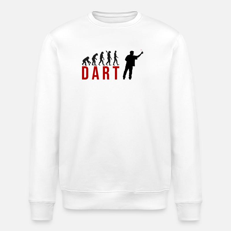 Ecolution Dart - Stanley/Stella Unisex Bio-Sweatshirt ROLLER - Weiß