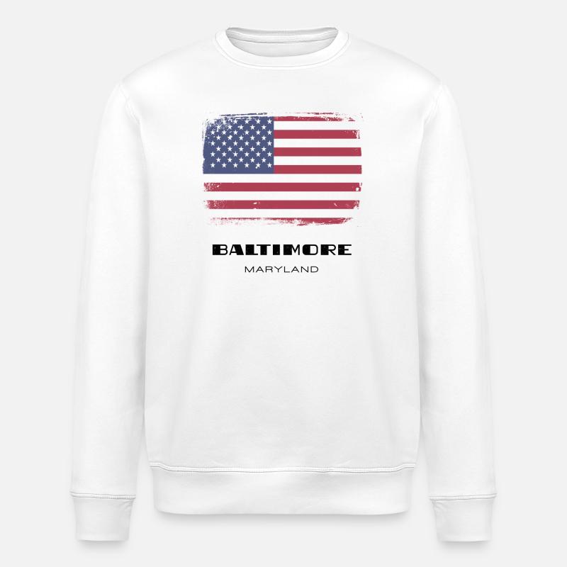 Baltimore, Maryland, États-Unis - Sweat bio ROLLER Stanley/Stella Unisexe - blanc