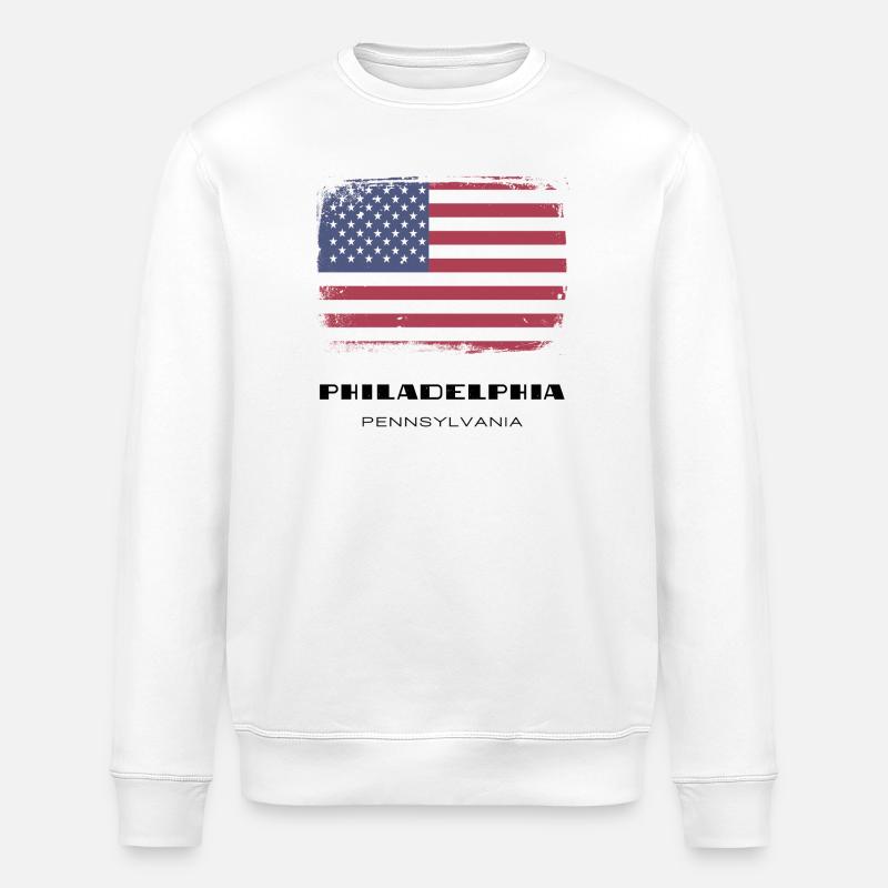 Philadelphie, Pennsylvanie, États-Unis - Sweat bio ROLLER Stanley/Stella Unisexe - blanc