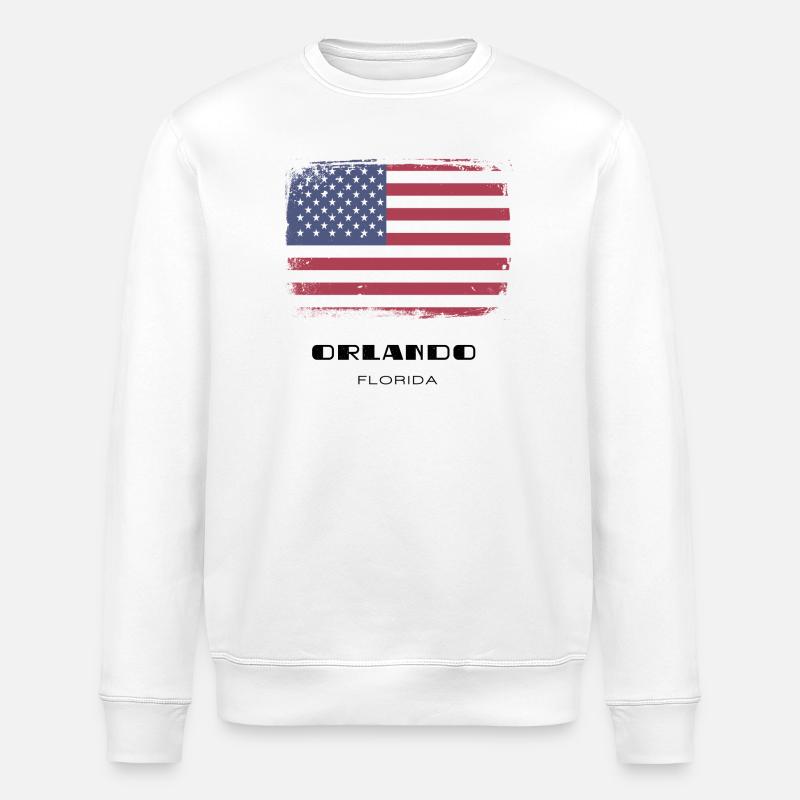 Orlando, Florida, USA - Stanley/Stella Unisex Bio-Sweatshirt ROLLER - Weiß