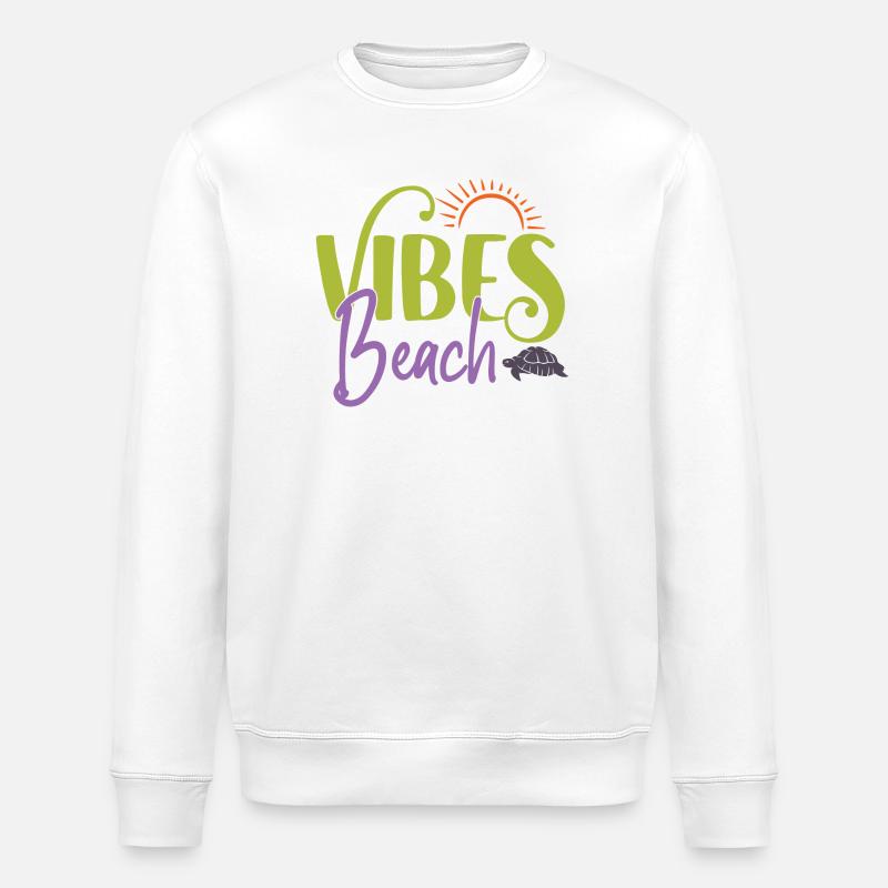 Strand-Vibes - Stanley/Stella Unisex Bio-Sweatshirt ROLLER - Weiß