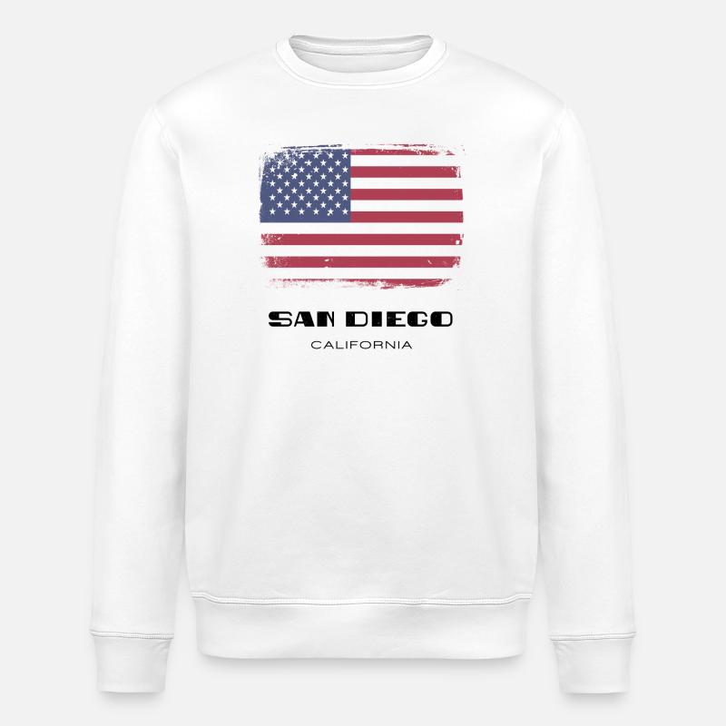 San Diego, Californie, États-Unis - Sweat bio ROLLER Stanley/Stella Unisexe - blanc