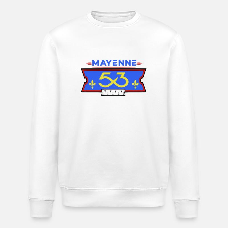 Mayenne - Sweat bio ROLLER Stanley/Stella Unisexe - blanc