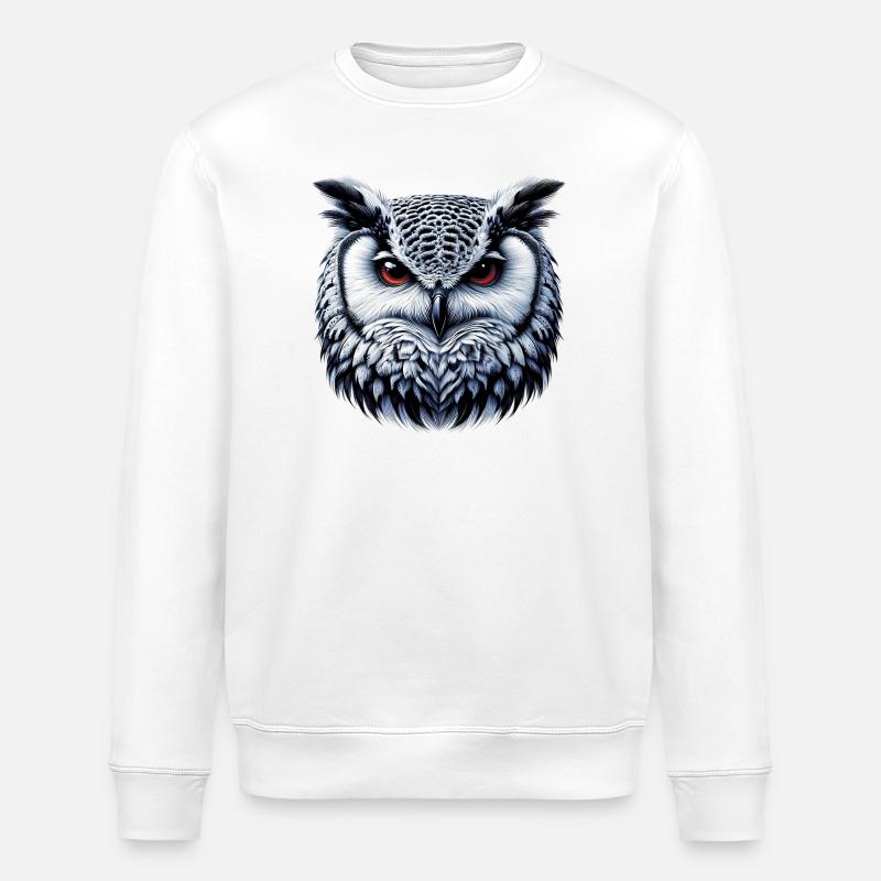 Hibou - Sweat bio ROLLER Stanley/Stella Unisexe - blanc