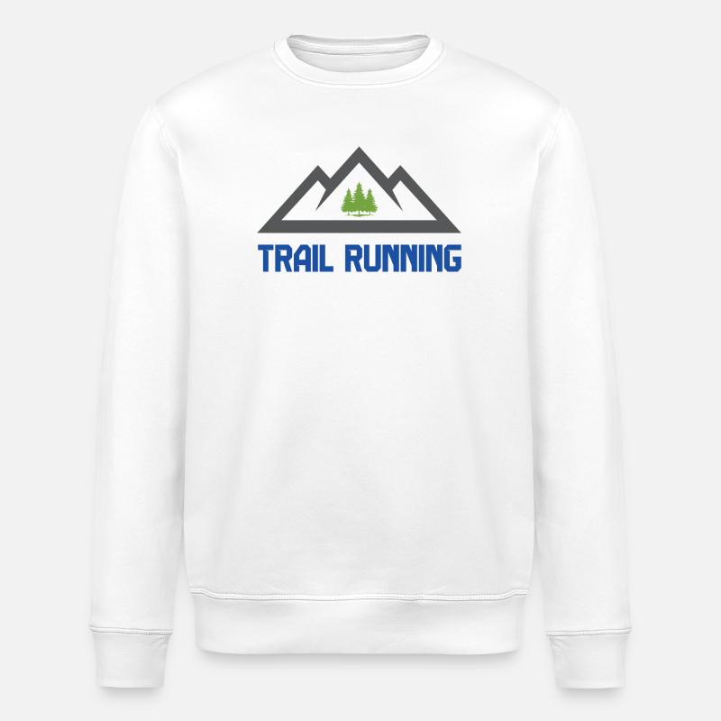 Trail Running - Stanley/Stella ROLLER Unisex Organic Sweatshirt - white