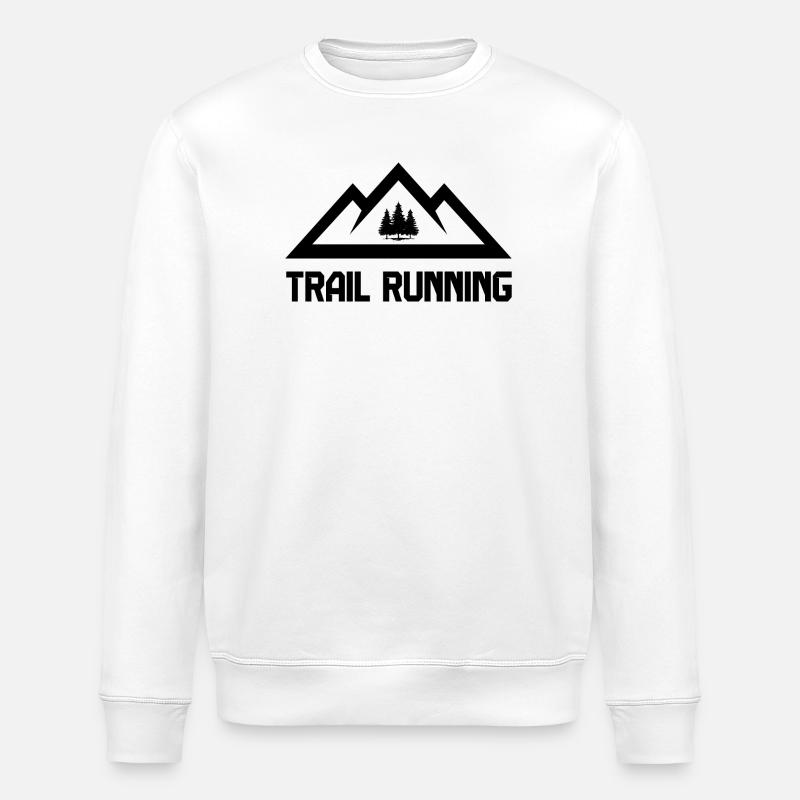 Trail Running - Stanley/Stella ROLLER Unisex Organic Sweatshirt - white