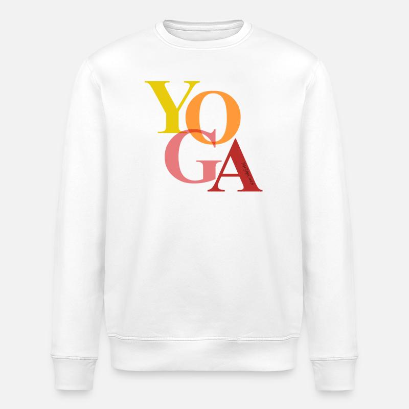 YOGA - Sweat bio ROLLER Stanley/Stella Unisexe - blanc