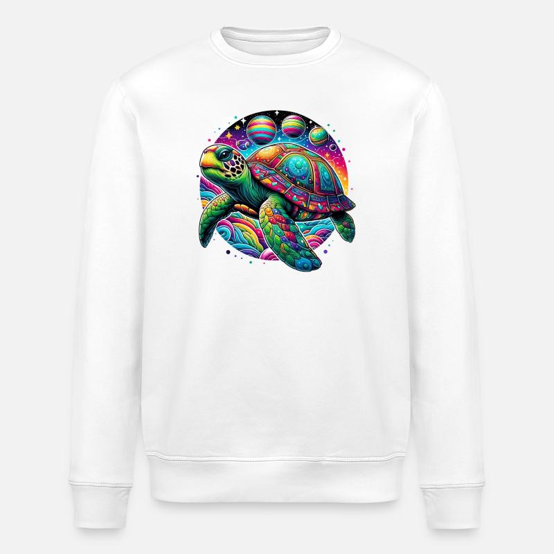 Tortue - Sweat bio ROLLER Stanley/Stella Unisexe - blanc