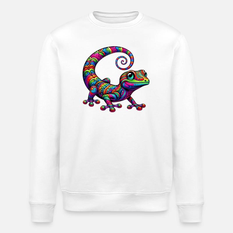 Gecko - Sweat bio ROLLER Stanley/Stella Unisexe - blanc