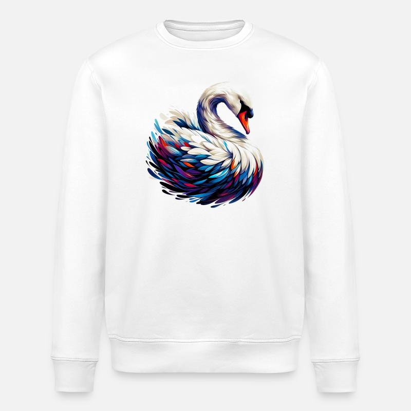 Schwan - Stanley/Stella Unisex Bio-Sweatshirt ROLLER - Weiß