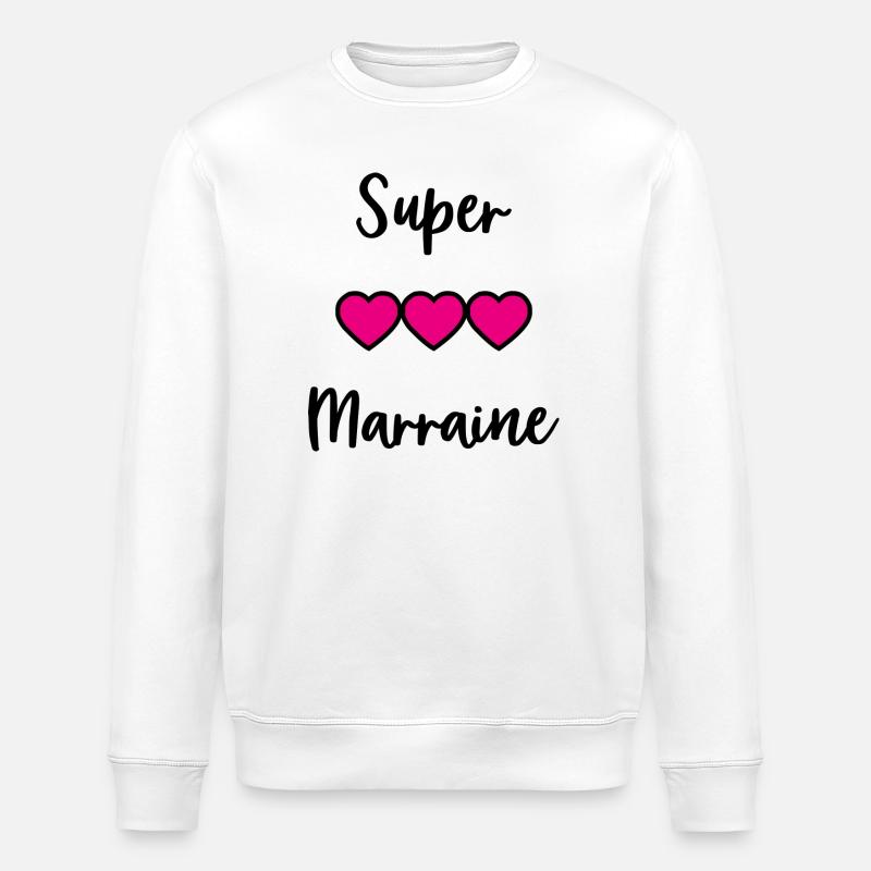 SUPER MARRAY - Stanley/Stella Unisex Bio-Sweatshirt ROLLER - Weiß
