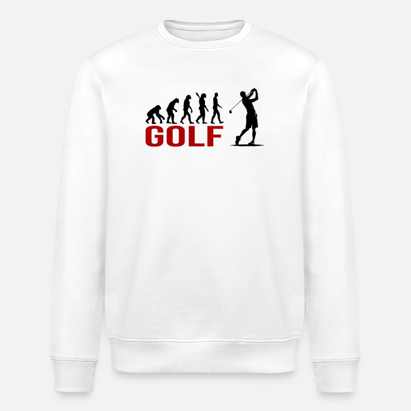 Evolution Golfsport - Stanley/Stella Unisex Bio-Sweatshirt ROLLER - Weiß