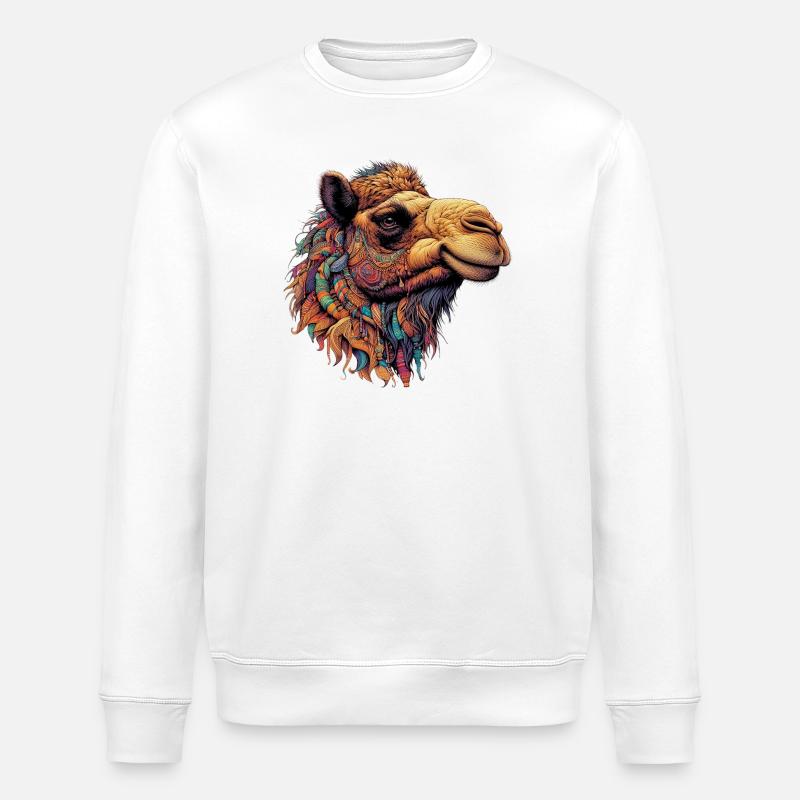 Kamel - Stanley/Stella Unisex Bio-Sweatshirt ROLLER - Weiß
