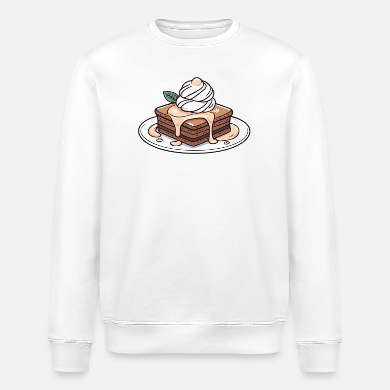 Hot Brownie - Stanley/Stella Unisex Bio-Sweatshirt ROLLER - Weiß