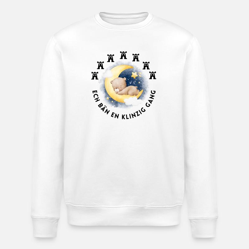 Siebenbürgen Kinder Motiv "Klinzig Gang" - Stanley/Stella Unisex Bio-Sweatshirt ROLLER - Weiß