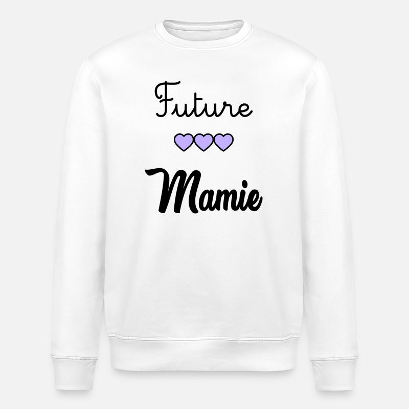 FUTURE GRANNY - Stanley/Stella ROLLER Unisex Organic Sweatshirt - white