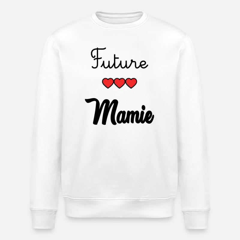 FUTURE MAMIE - Sweat bio ROLLER Stanley/Stella Unisexe - blanc