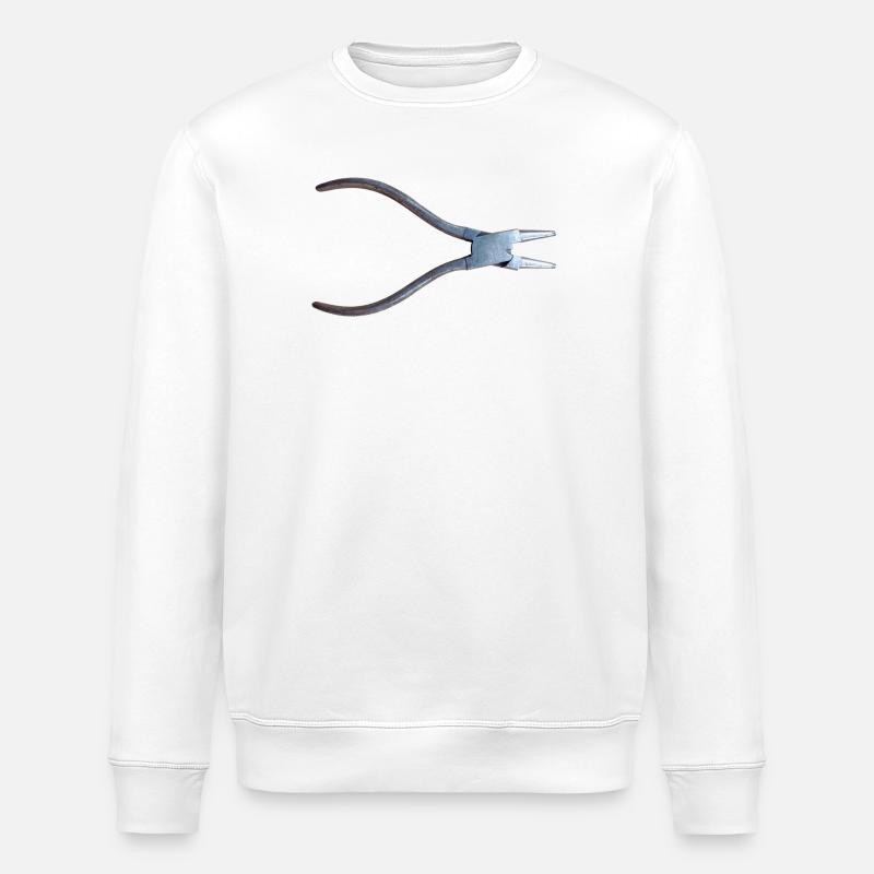 Alte Zange Illustration - Stanley/Stella Unisex Bio-Sweatshirt ROLLER - Weiß